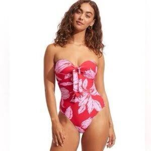 Woman’s Floral One Piece Swimsuit